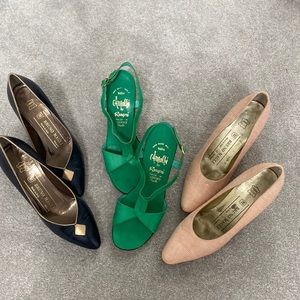 3 pair/$30 Bruno Magli and Amalfi by Rangoni heels size women’s 4.5-5